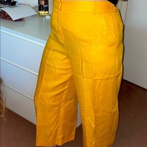 Vintage inspired wide leg ankle pants